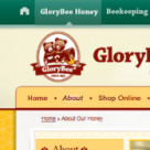 The thumbnail of the GloryBee Honey multisite.