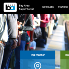 A thumbnail of the Bay Area Rapid Transit homepage.